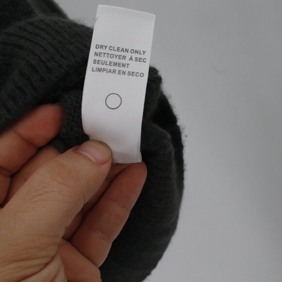 JAMES PERSE sweater Cardigan Womens 1 Cashmere Knit Long Sleeve V Neck green - Picture 7 of 11